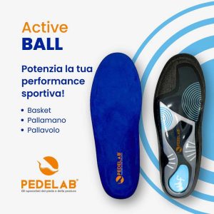 Amplicettori plantari Pedelab Active Ball per supporto e comfort negli sport di squadra